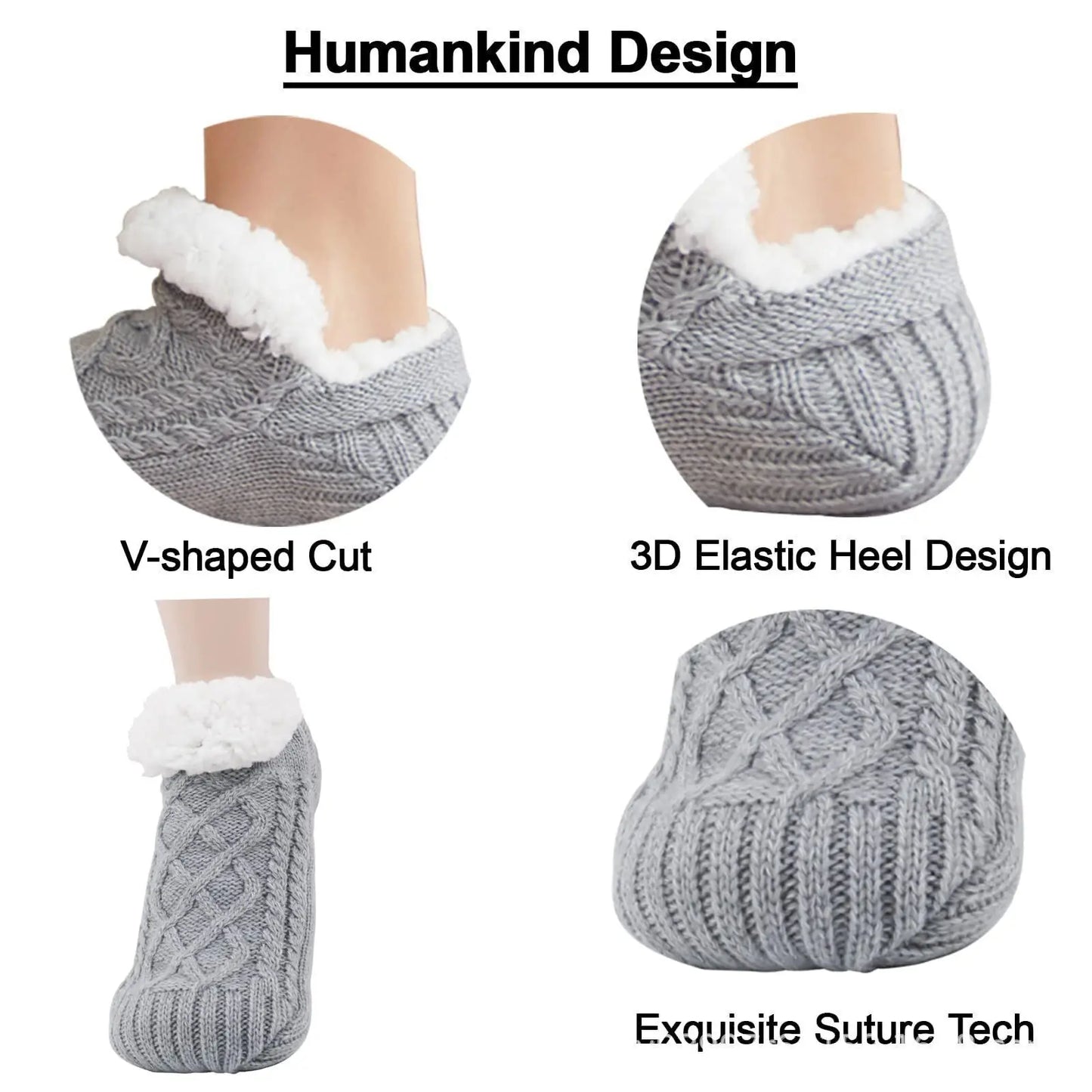 Thickened Thermal Women Mens Slipper Socks New Winter Warm