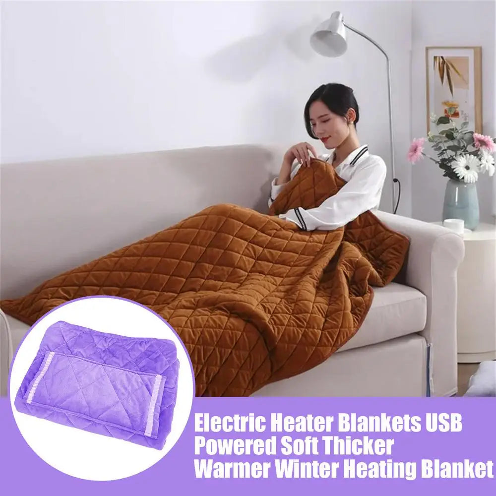 Electric Heater Blankets USB Powered Cordless Heated Blanket