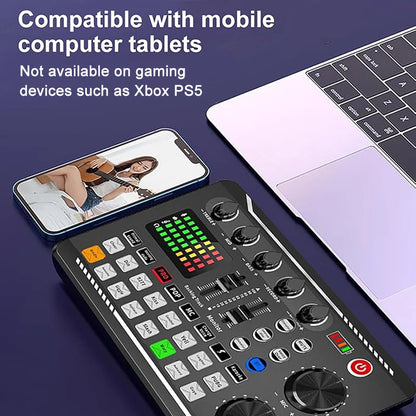 Live Podcast Equipment Set, with BM800 studio microphone, audio