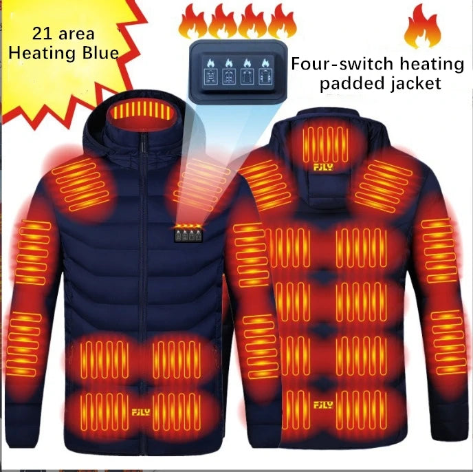 Areas Heated Jacket Men's Self Heating Jacket Winter Heated