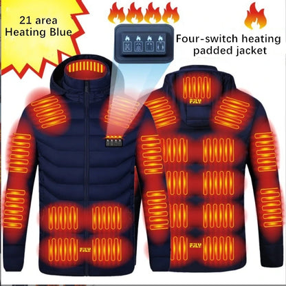 Areas Heated Jacket Men's Self Heating Jacket Winter Heated