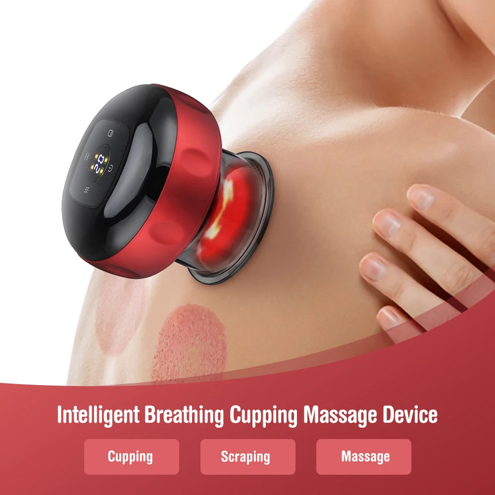 Electric Vacuum Cupping Massager Anti-Cellulite Suction Cups