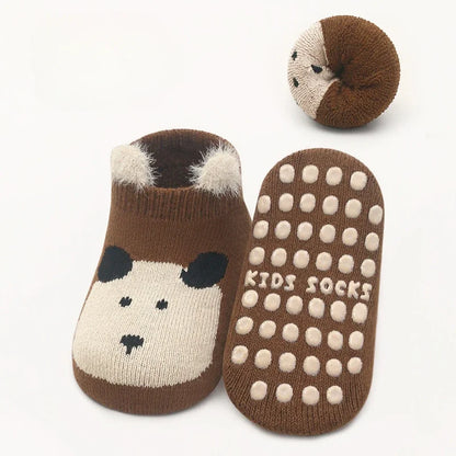 Autumn Winter Thicken Baby Toddler Thermal Socks Trampoline