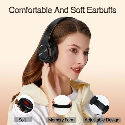 Men Gift Gold Wireless Headphones Bluetooth Earphone Stereo