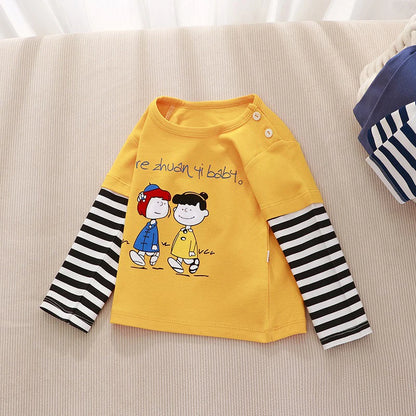 Baby Clothing Autumn Winter Cotton Print Sweatshirt