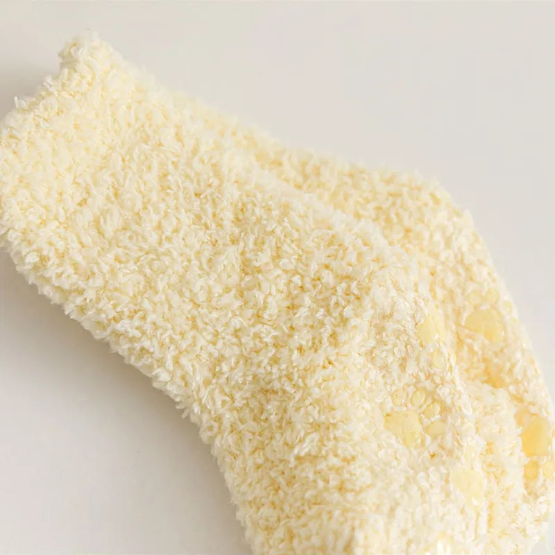 Winter Thick Newborn Socks Coral Fleece Warm Kids Leg Warmers