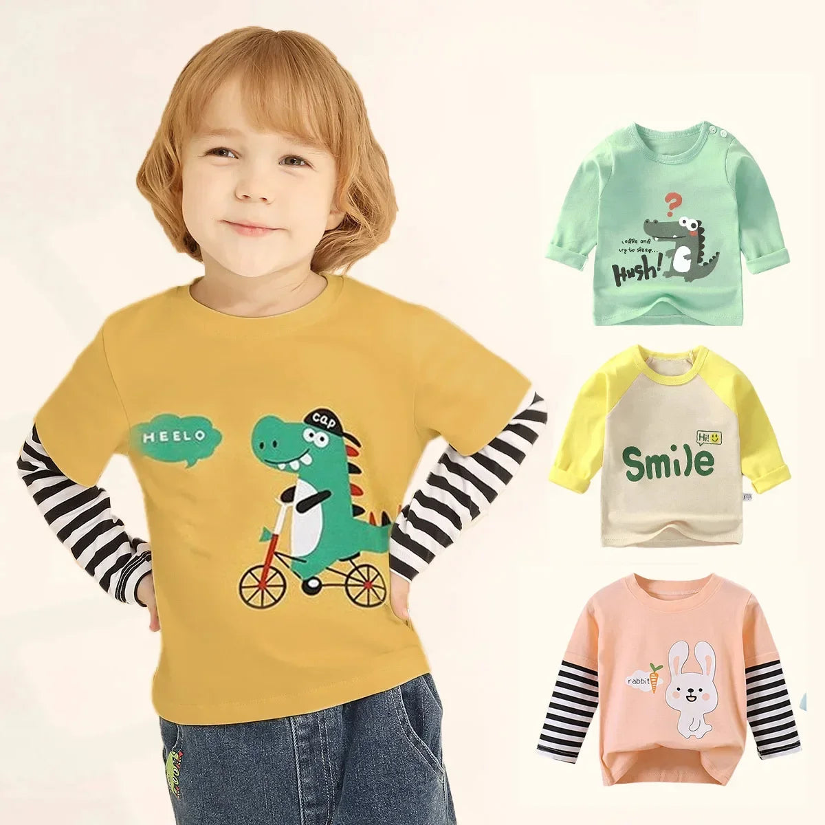 Children's Clothing Boys Girls T-Shirt kids clothes Cartoon Top