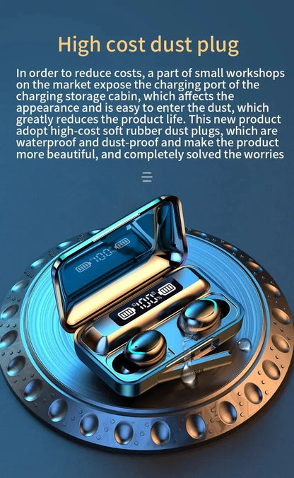 F9 Wireless Bluetooth Headphones Tws Waterproof Earbuds Earphones