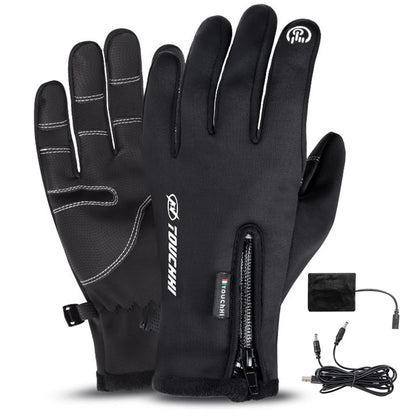 Heated Gloves Eletric Thermal Heat Gloves Winter Warm Skiing