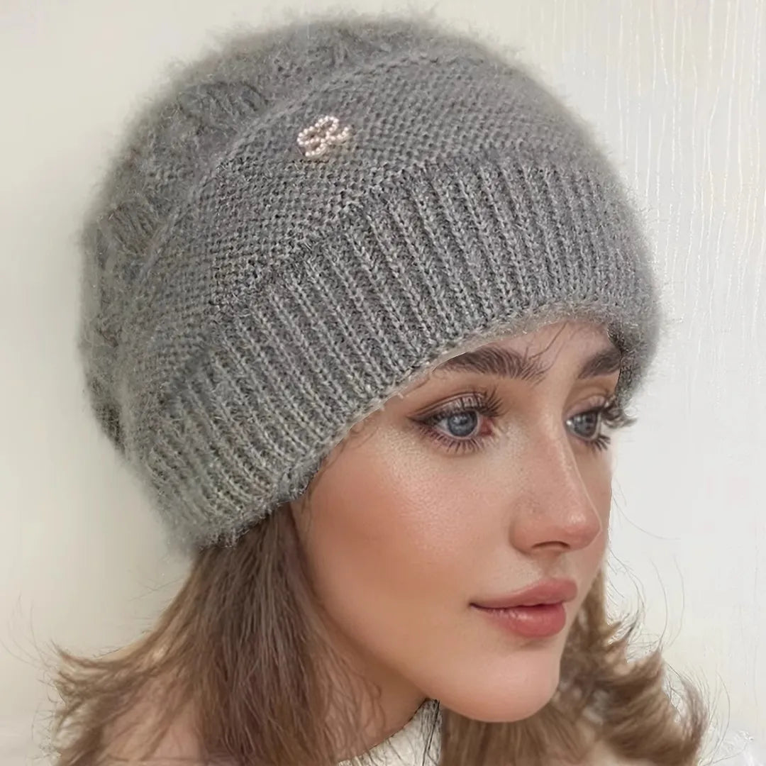 New Women Winter Hat Warm Ear Protection Knit Hats Thicken