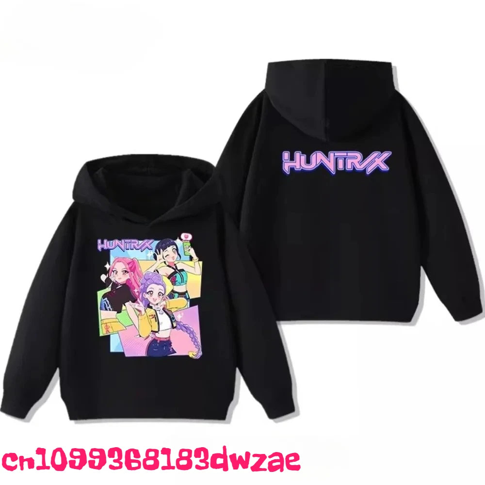 Korean Popular Kpop Demon Hunter Children's Sweatshirt Boys