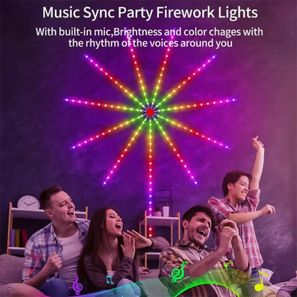 Fireworks LED Strip Light RGB Sound Control Symphony Firework