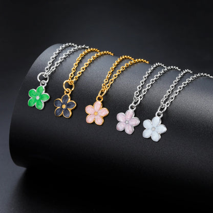 Cazador Plumeria Daisy Mini Flower Necklaces for Women