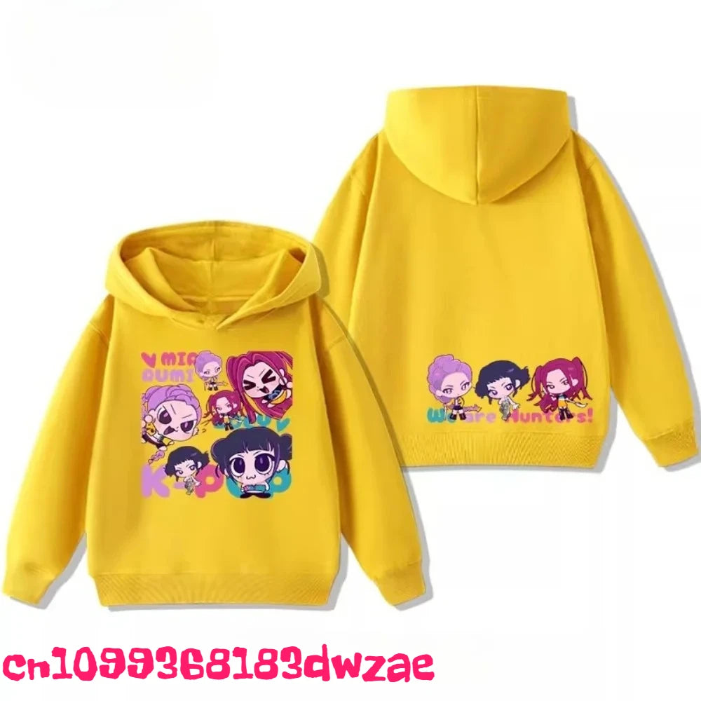 Korean Popular Kpop Demon Hunter Children's Sweatshirt Boys