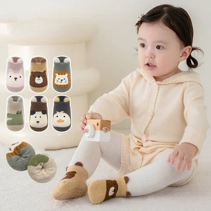 Autumn Winter Thicken Baby Toddler Thermal Socks Trampoline