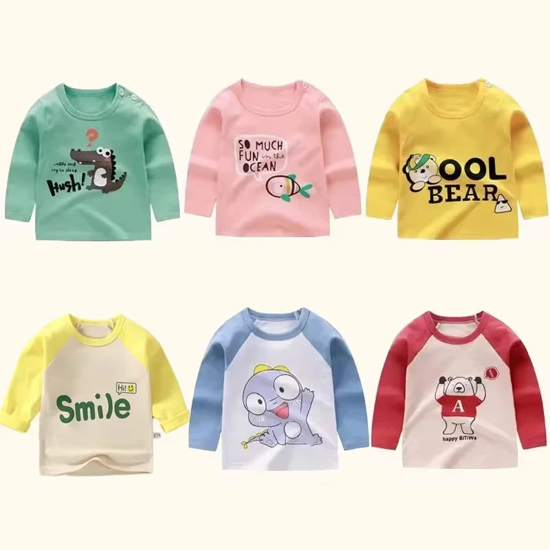 Children's Clothing Boys Girls T-Shirt kids clothes Cartoon Top