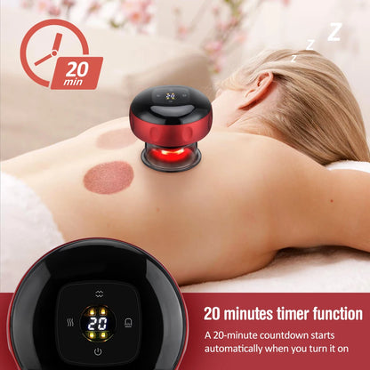 Electric Vacuum Cupping Massager Anti-Cellulite Suction Cups