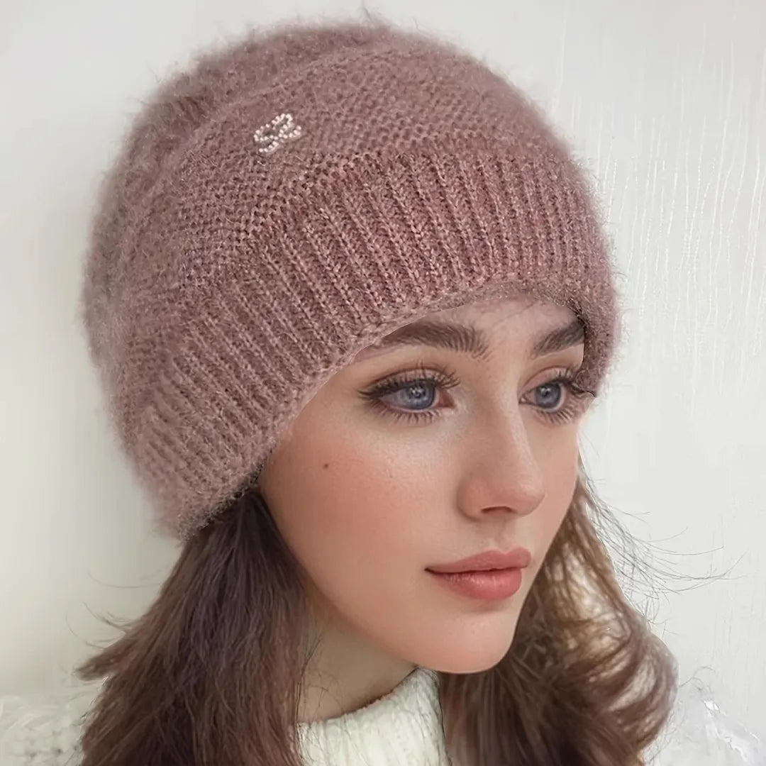 New Women Winter Hat Warm Ear Protection Knit Hats Thicken