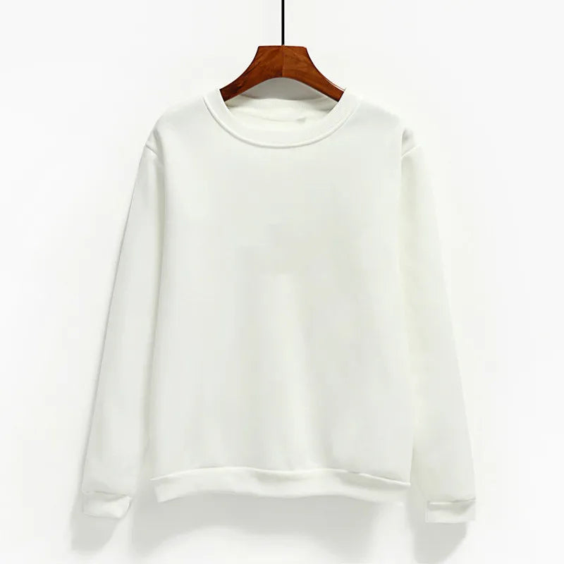 Get Off Work Happy Cat Prints Hoodies Women Winter Basics