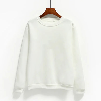 Get Off Work Happy Cat Prints Hoodies Women Winter Basics