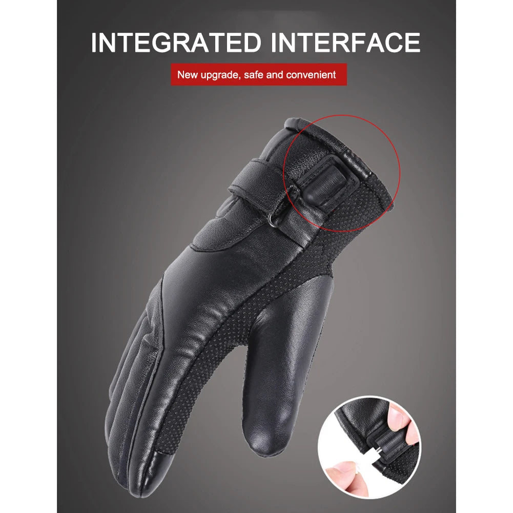 Electric Heating Gloves Men Women USB plug-in Electric Heated
