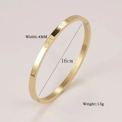 Stainless Steel Cuff Bracelets Bangles For Women Fashion