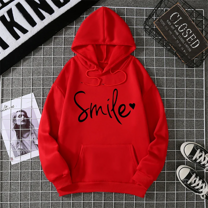 Winter New Women's Hoodie High Street Unisex style Double