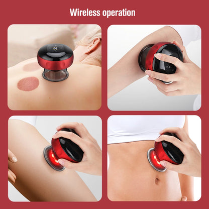 Electric Vacuum Cupping Massager Anti-Cellulite Suction Cups