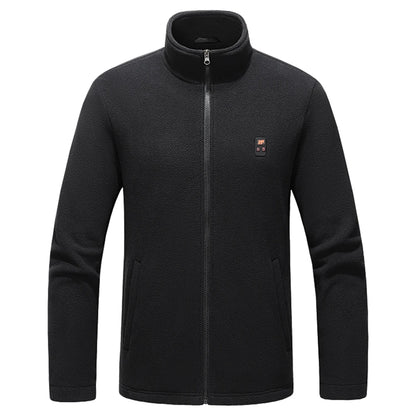 Heated Area Heated Jacket USB Charging Heated Zip Up Coat