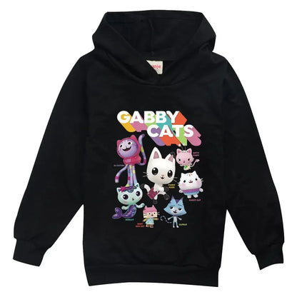Gabbys Doll House Hoodie Children Spring Autumn New Kids