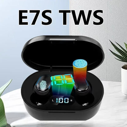 Original E7S Wireless Bluetooth Headset with Mic LED Display