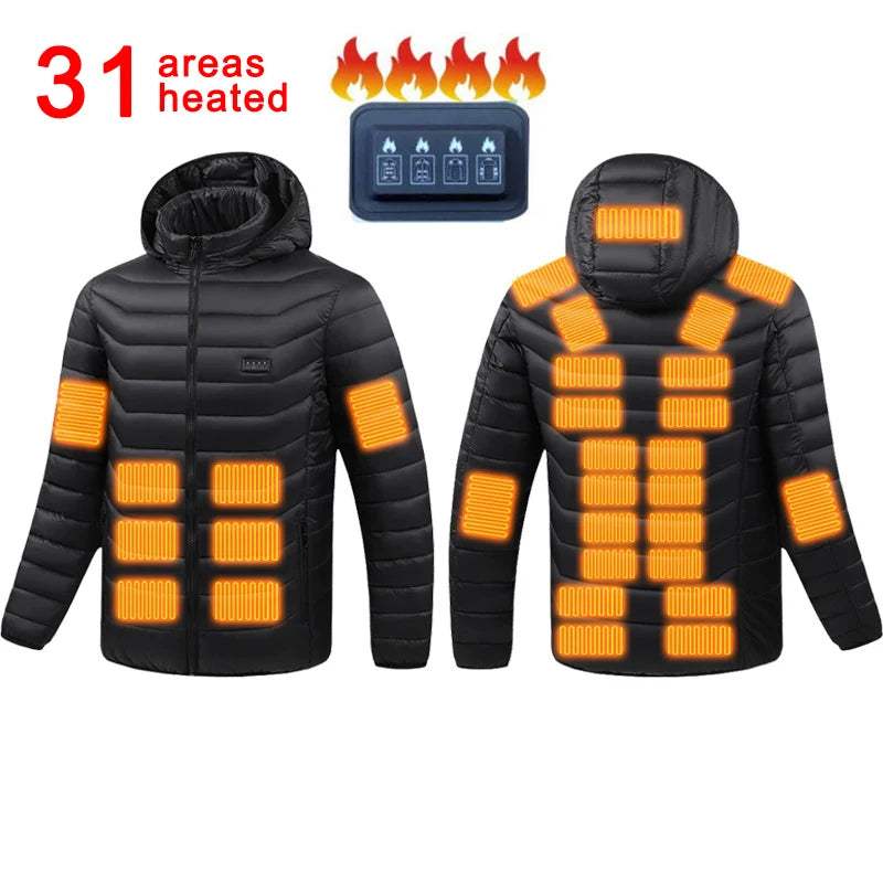 Areas Heated Jacket Men's Self Heating Jacket Winter Heated