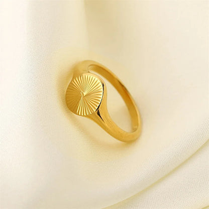 High Quality Wave Rings for Women Minimalist Dainty Rays