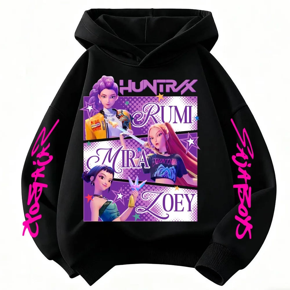 Men's autumn and winter casual fashion loose hooded sweatshirt