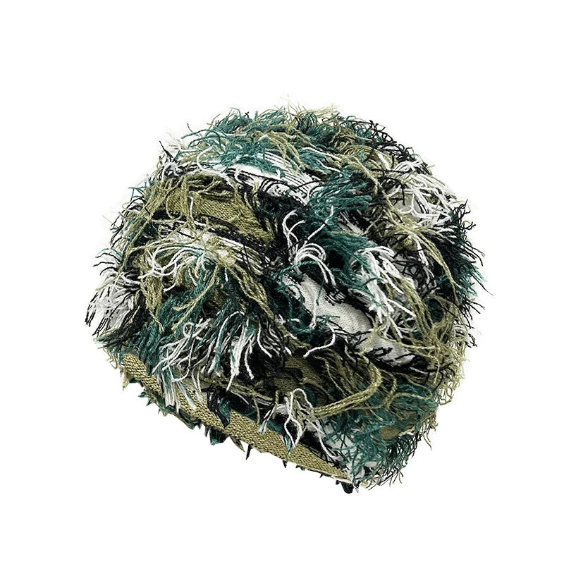 New Hip Hop Balaclava Distressed Knitted Caps Full Face Ski Mask