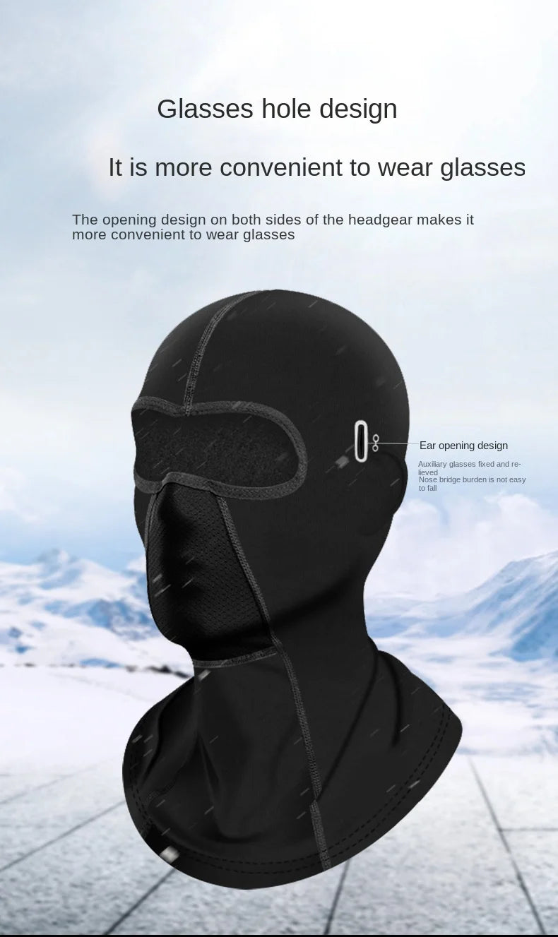 Winter Warm Cycling Cap for Men Bicycle Motorcycle Balaclava