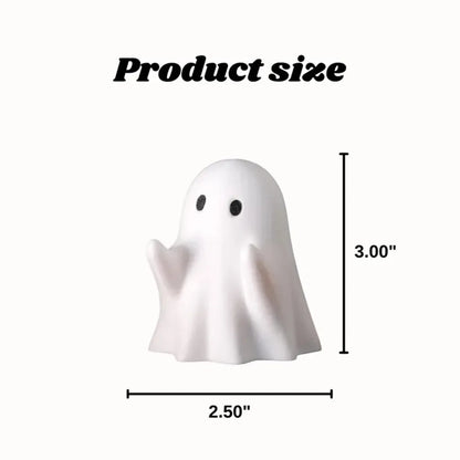 Ghost Pen Holder - Cute Resin Desktop Organizer for Office & Home, Halloween Decor Creative Gift, Funny Stationery Stand (1PC)