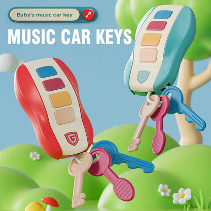 Baby Toys Musical Car Key Vocal Smart Remote Car Voices