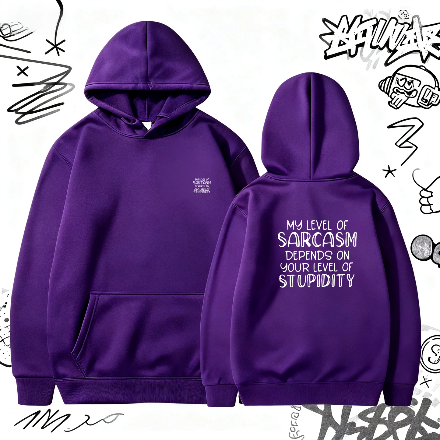 Men's New Long Sleeve Hooded Sweatshirt Fashion