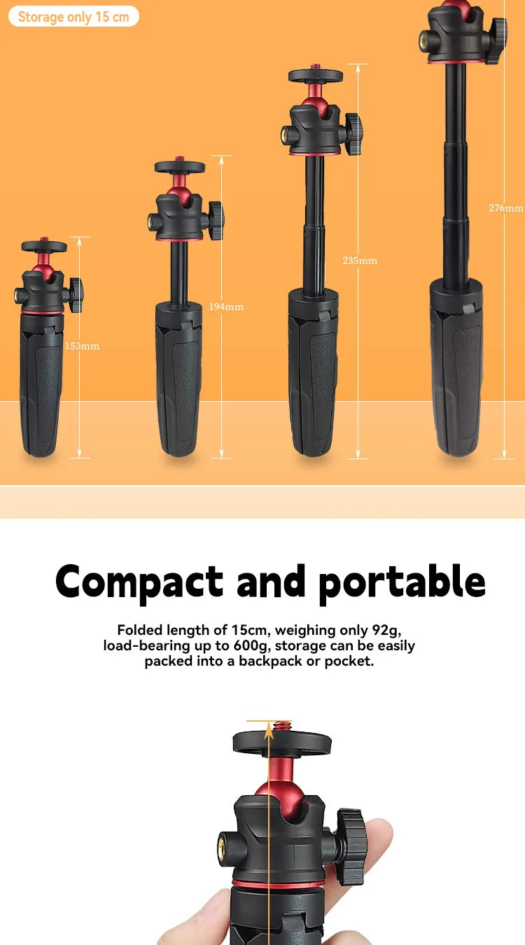 Mini Extendable Desktop Tripod Handheld Photography Bracket