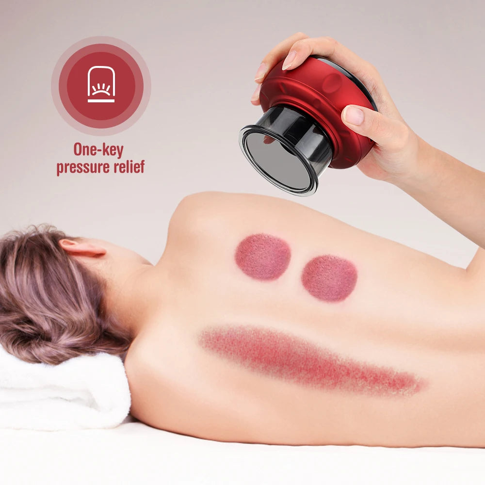 Electric Vacuum Cupping Massager Anti-Cellulite Suction Cups