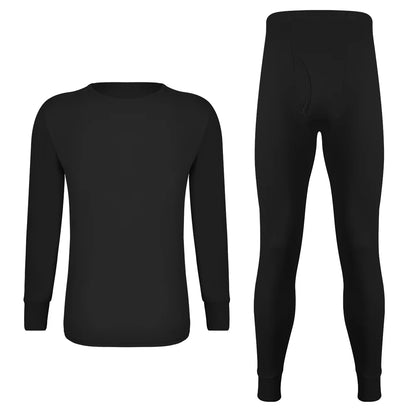Long Johns Thermal Underwear Set for Men Fleece Lined Base