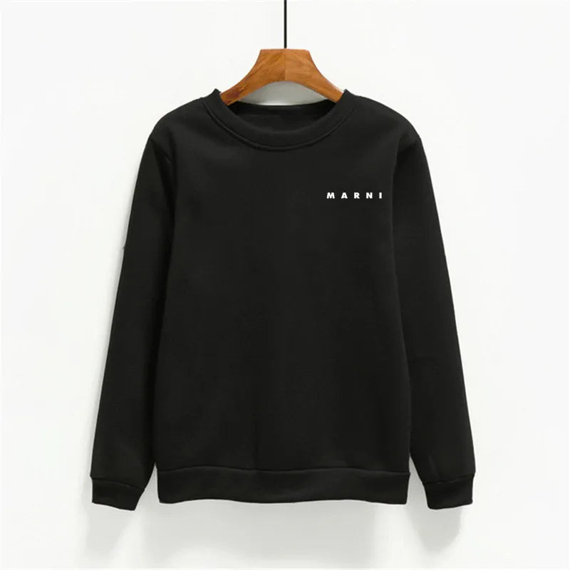 Get Off Work Happy Cat Prints Hoodies Women Winter Basics