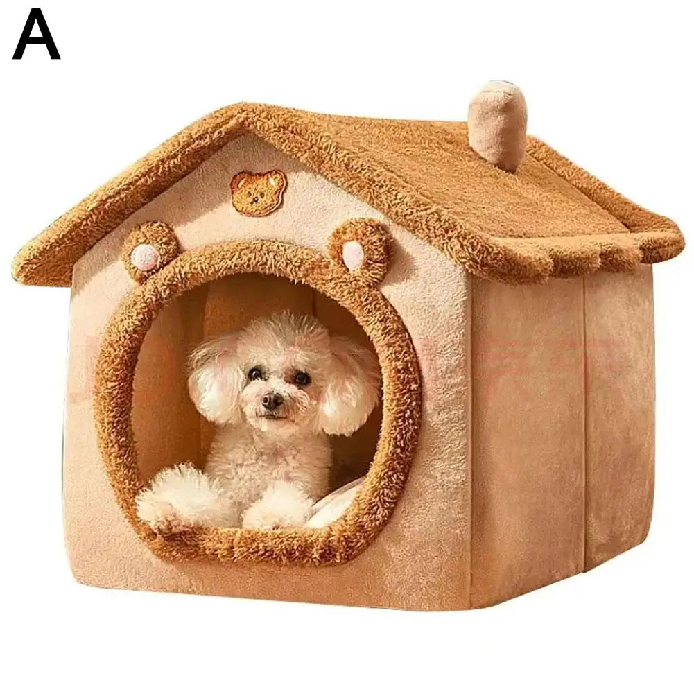 Thickened Pet Warm House Cat And Dog House Winter Warm Universal