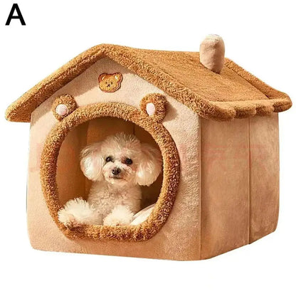 Thickened Pet Warm House Cat And Dog House Winter Warm Universal