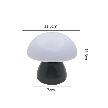 Mushroom Led Table Lamp Charging Touch Desk Coffee Bar