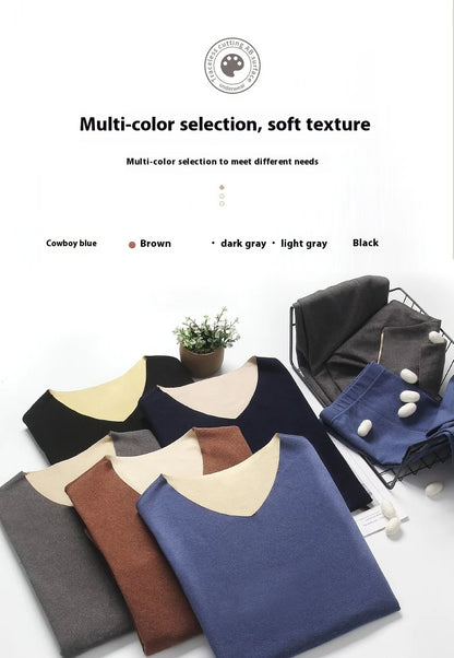 Men Double-Sided Non-marking Heating Thermal Underwear