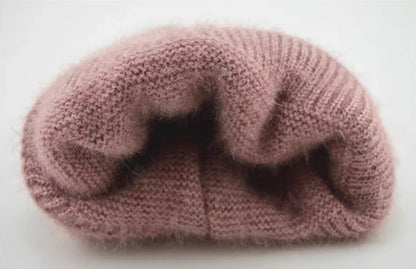 New Women Winter Hat Warm Ear Protection Knit Hats Thicken