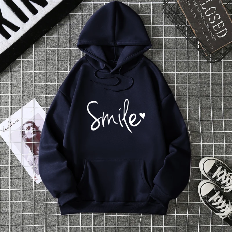 Winter New Women's Hoodie High Street Unisex style Double