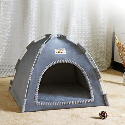 Foldable Cat House Pet Tent Four Seasons Universal Cat and Dog